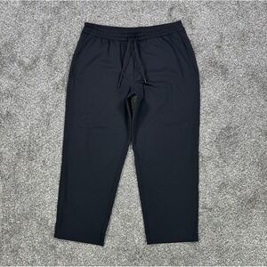 Lululemon Luxtreme Tapered‎ Leg Crop Ankle Pant Womens Large Black LW6CSNS